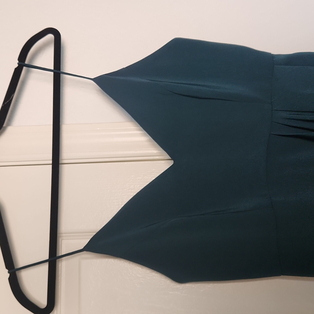 Shona Joy Core Cocktail Dress in Seaweed Green Size 10 - Picture 7 of 14